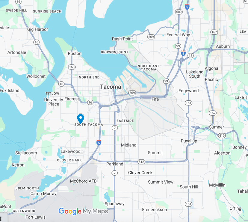 map of bottom-out bike co.